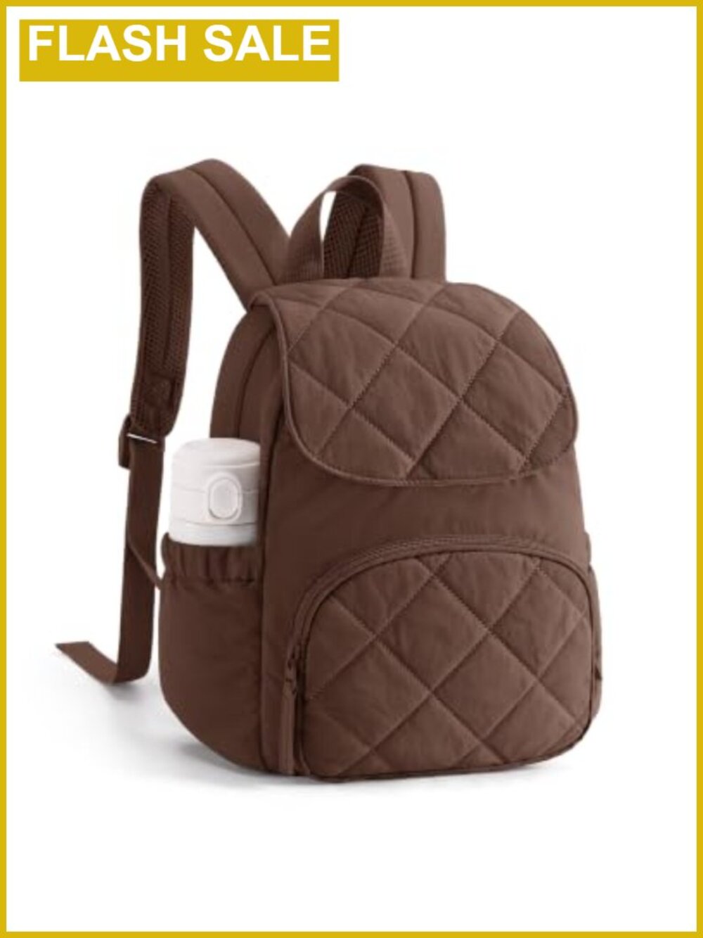 Quilted Puffer Mini Backpack Purse for Women Adjustable Straps Tablet Pocket